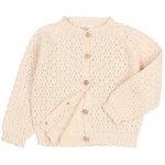 Baby Strickjacke Ivory