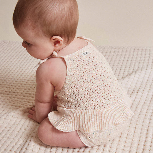 Baby Romper Ivory