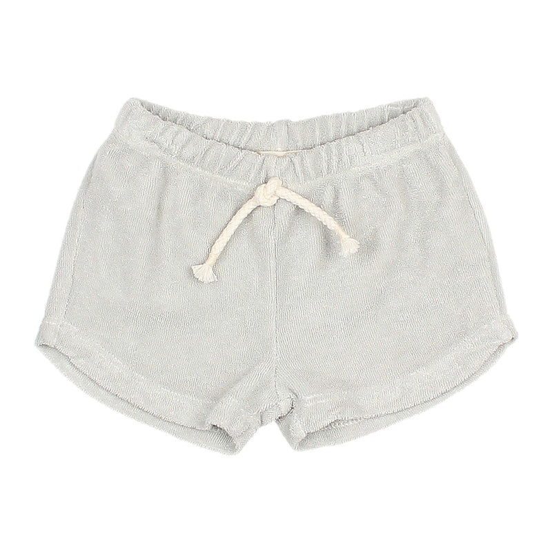 Baby Terry Shorts Sky Grey