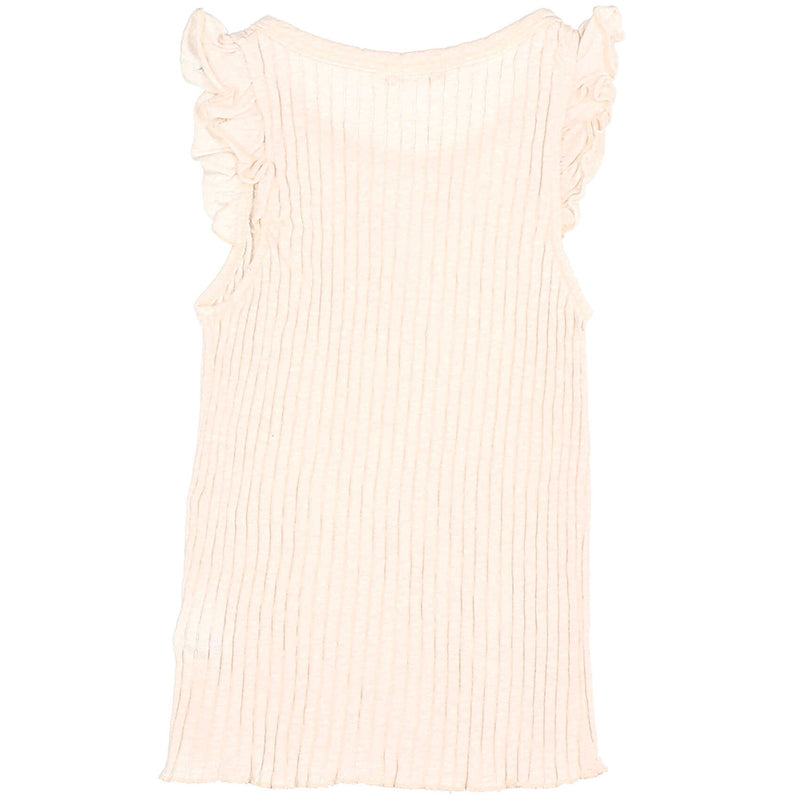 Soft-Ripp-Ruffle T-Shirt Ivory