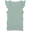 Soft-Ripp-Ruffle T-Shirt Sage Green