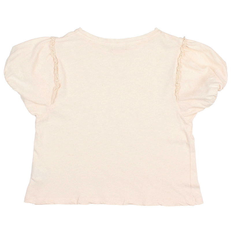 T-Shirt Lace Linen Ivory