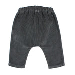 Baby Velour Feinkord-Hose Antracite