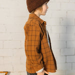 Kariertes Hemd Mountain Shirt Toffee