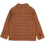 Kariertes Hemd Mountain Shirt Toffee