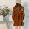 Kleid Soft Velour Toffee