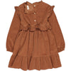 Kleid Soft Velour Toffee