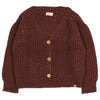 Wollstrickjacke Botonat Brownie