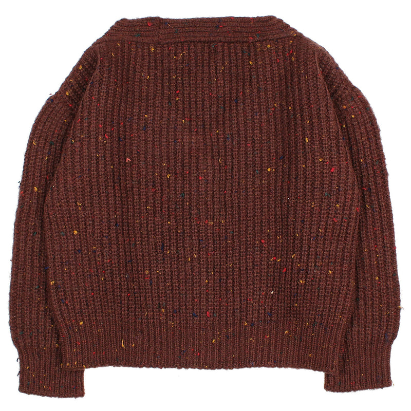 Wollstrickjacke Botonat Brownie