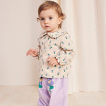 Baby Pansy Flower All Over Blouse