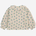 Baby Pansy Flower All Over Blouse