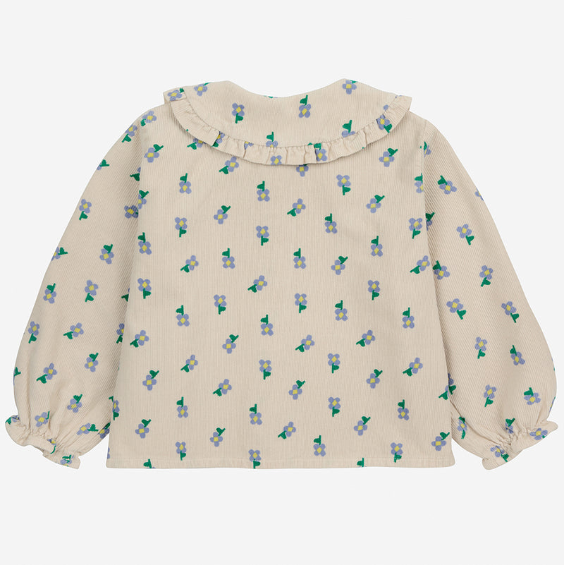 Baby Pansy Flower All Over Blouse