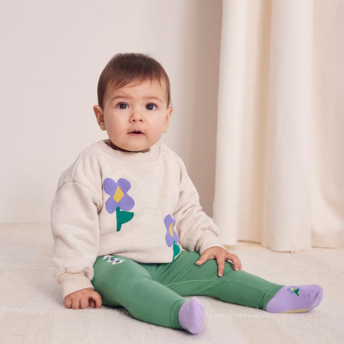 Baby Pansy Flower Sweatshirt