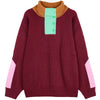 Bobo Choses Color Block Buttoned Neck Jumper