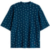 Floral Printed Mock-Neck T-Shirt
