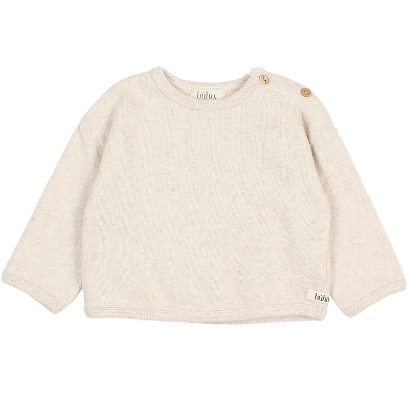 Baby Soft Jersey Sweatshirt Ivory