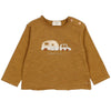 Baby Langarmshirt Adventure Ocre