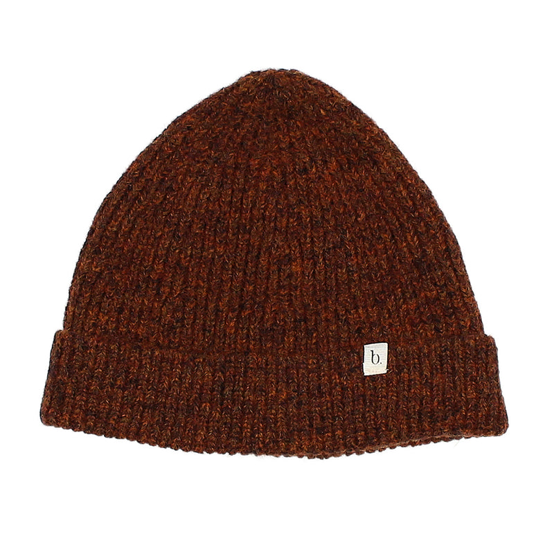Strickmütze Melange Beanie Brownie