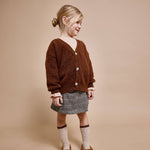 Melange Cardigan Brownie