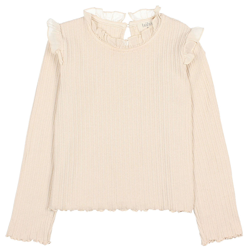 Warm Ripp-Shirt Artic Ivory