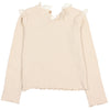 Warm Ripp-Shirt Artic Ivory