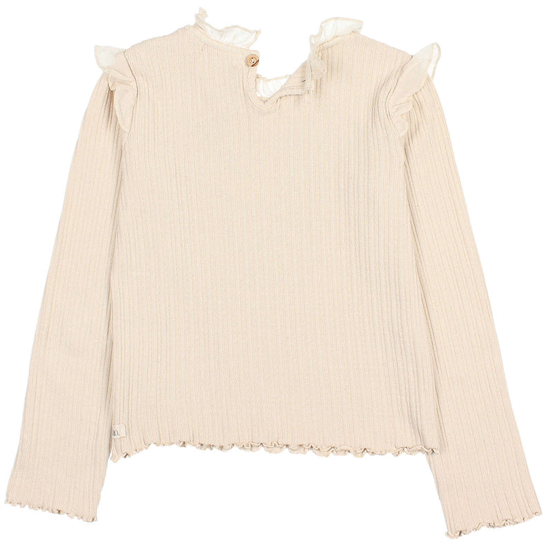 Warm Ripp-Shirt Artic Ivory