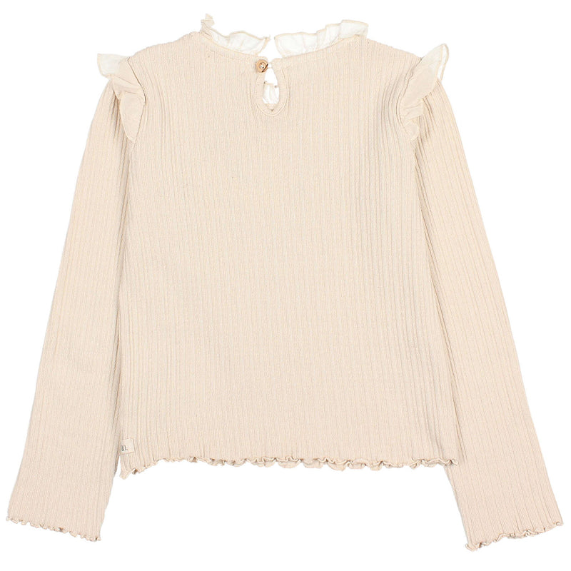 Warm Ripp-Shirt Artic Ivory