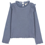 Warm Ripp-Shirt Artic Blue