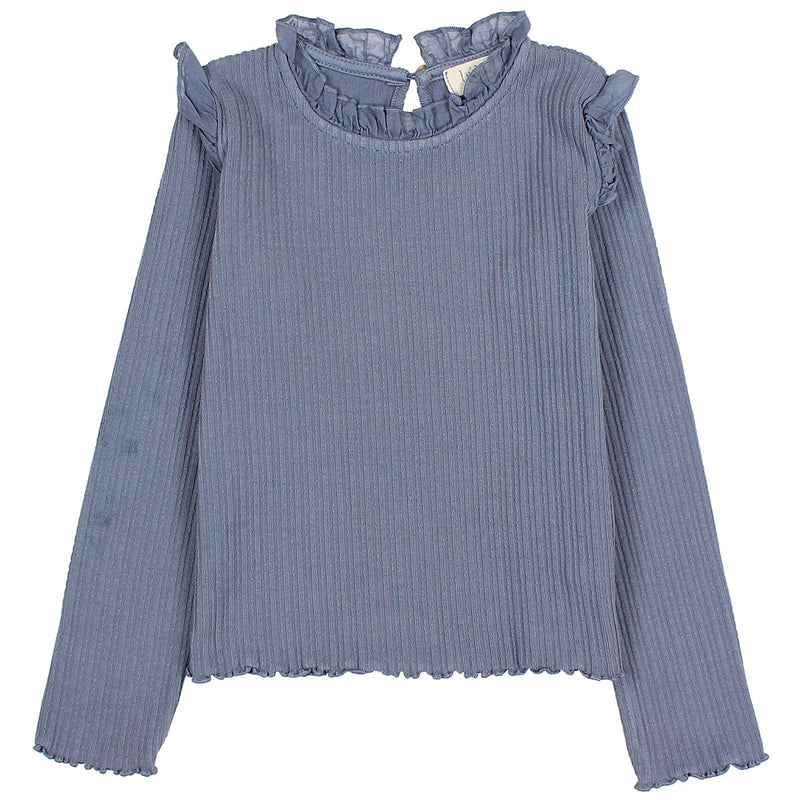 Warm Ripp-Shirt Artic Blue