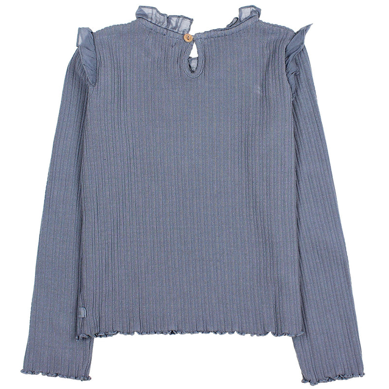 Warm Ripp-Shirt Artic Blue