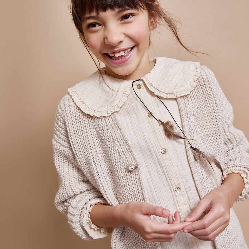 Soft Knit Cardigan Natural