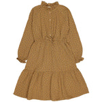 Fall Maxi Dress Ocre