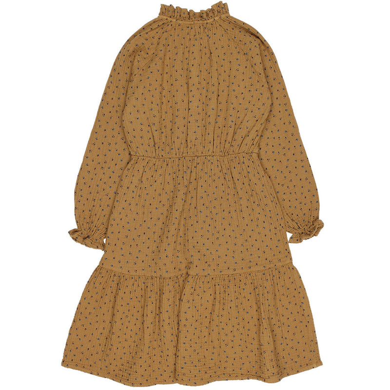 Fall Maxi Dress Ocre