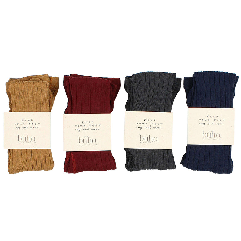 Ripp-Strumpfhose Tights Antracite