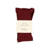 Ripp-Strumpfhose Tights Brugundy