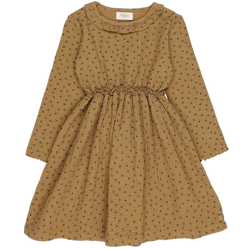 Fall Combi Dress Ocre