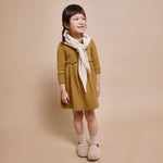 Fall Combi Dress Ocre