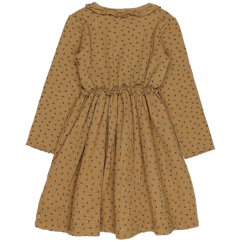 Fall Combi Dress Ocre