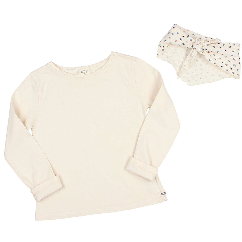 Scarf T-Shirt Ivory