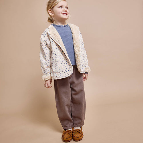 Twill Girl Hose Taupe