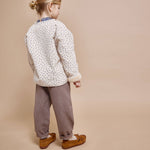 Twill Girl Hose Taupe