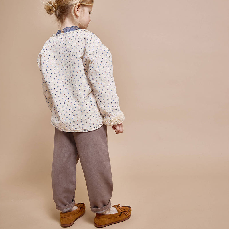 Twill Girl Hose Taupe