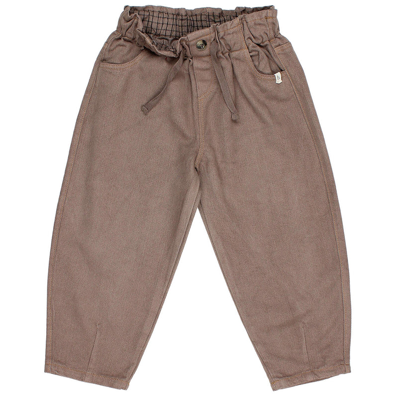 Twill Girl Hose Taupe