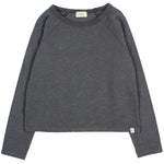 Langarmshirt Casual T-Shirt Antracite