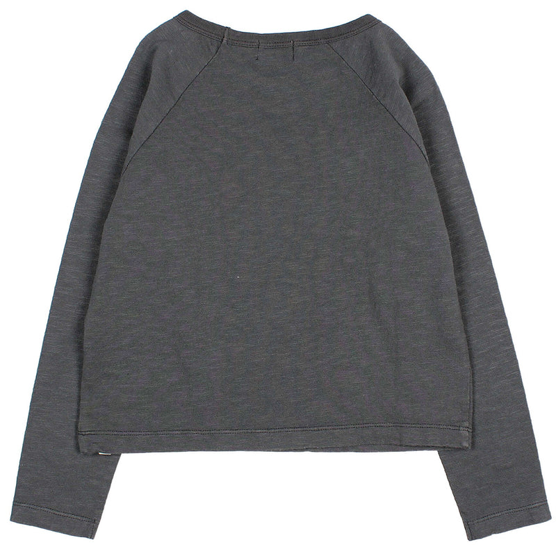 Langarmshirt Casual T-Shirt Antracite