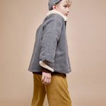 Soft Velour Hose Ocre
