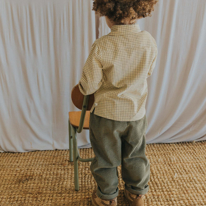Cordhose Kaki
