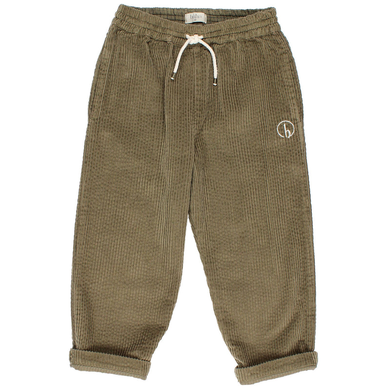 Cordhose Kaki