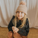 Pom Pom Feinstrickmütze Atic Rose