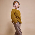Soft Knit Cardigan Ocre